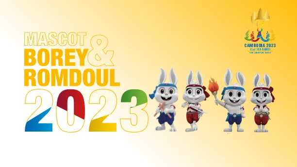 Mengenal Maskot Kelinci Borey dan Romdoul di Pembukaan SEA Games 2023